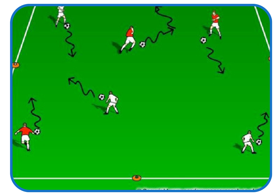 Technical Warm-Up field setup