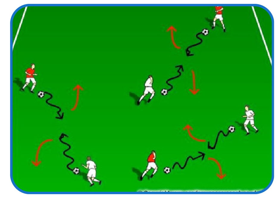 Technical Warm-Up field setup